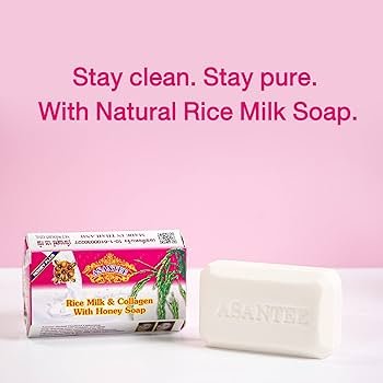 asantee rice milk soap (pack of 1)